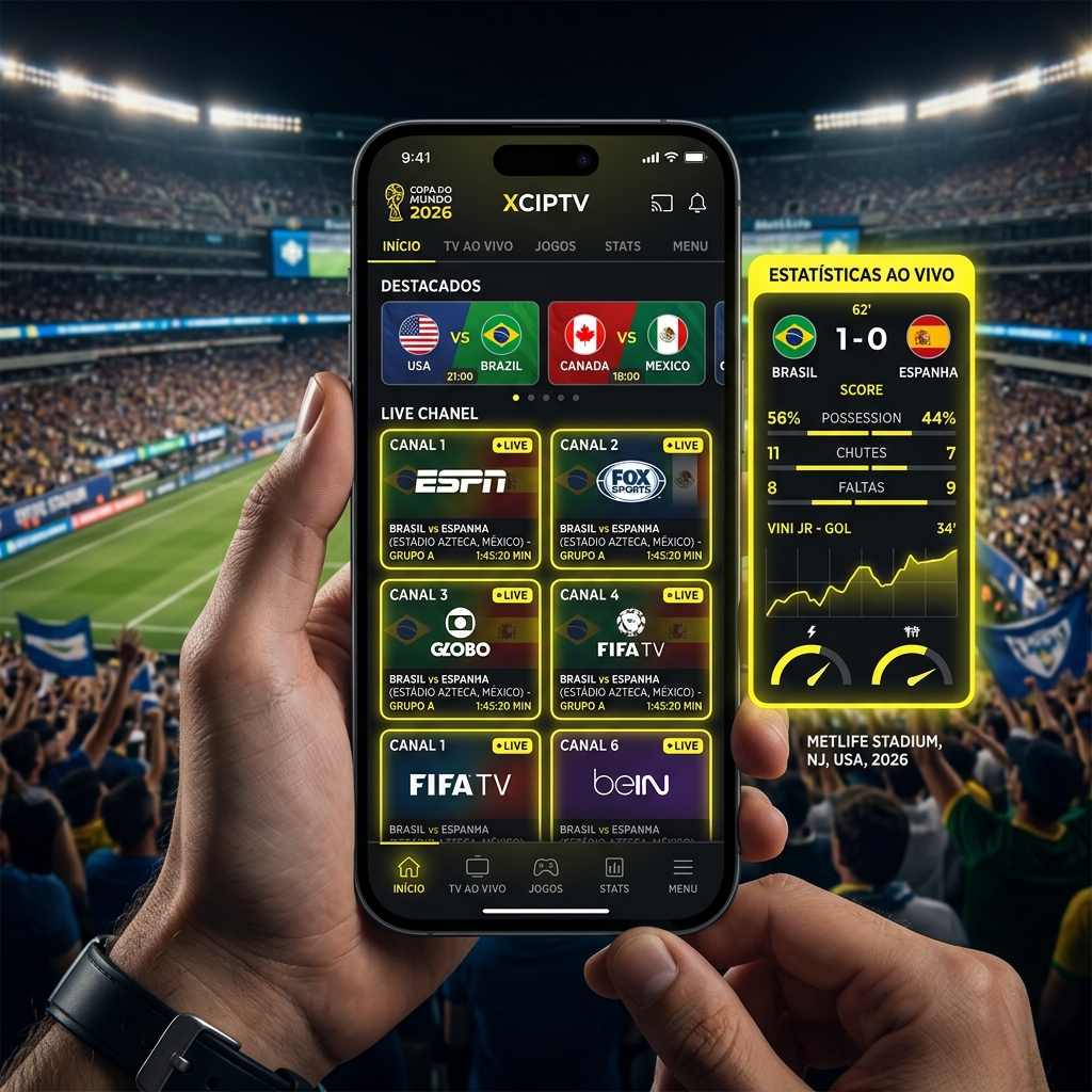 XCIPTV Player Mobile Copa do Mundo