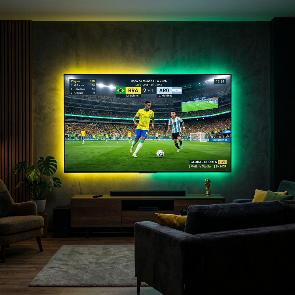 Copa do Mundo 2026 na Smart TV 4K